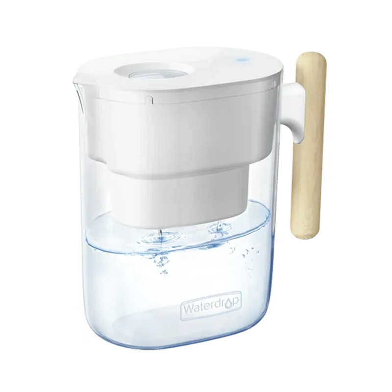 Waterdrop PT-04 — dzbanek filtrujący wodę z drewnianą rączką