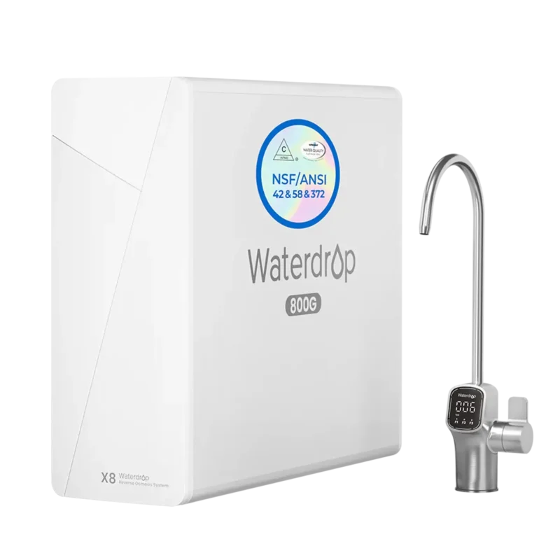 Waterdrop X8 — bezzbiornikowy filtr wody pod zlew z odwróconą osmozą (RO)