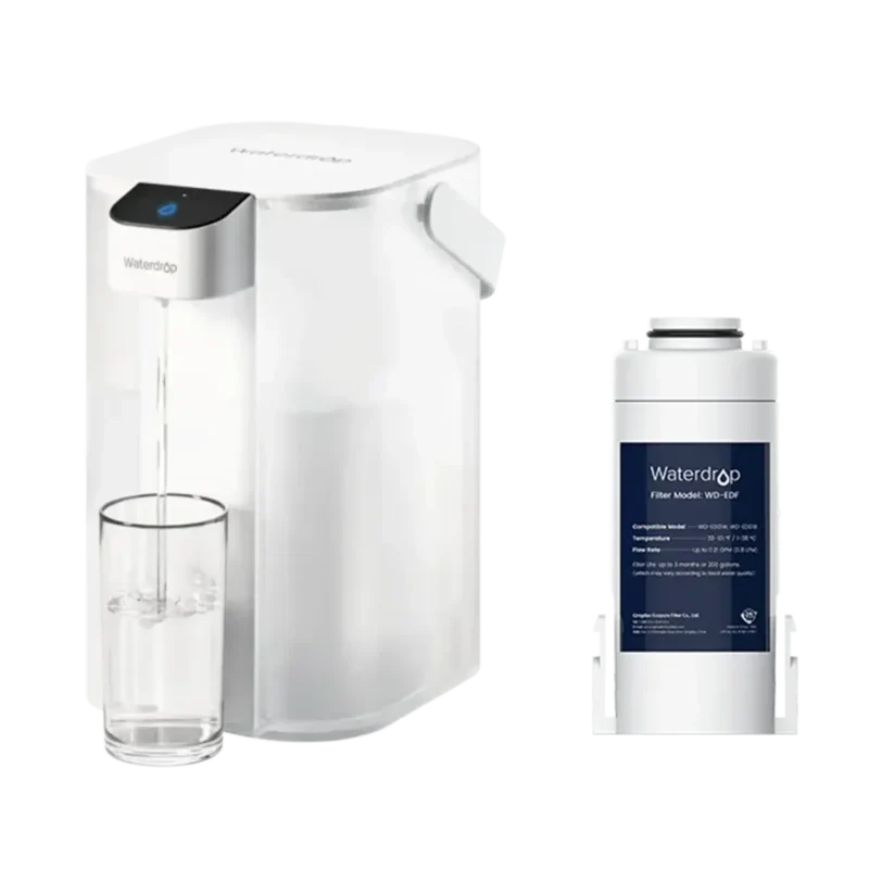 Waterdrop ED01 — elektryczny dzbanek filtrujący z automatycznym dozowaniem + zapasowy wkład EDF